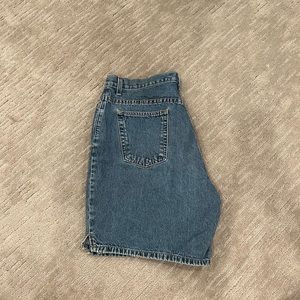 Mid length Jean shorts